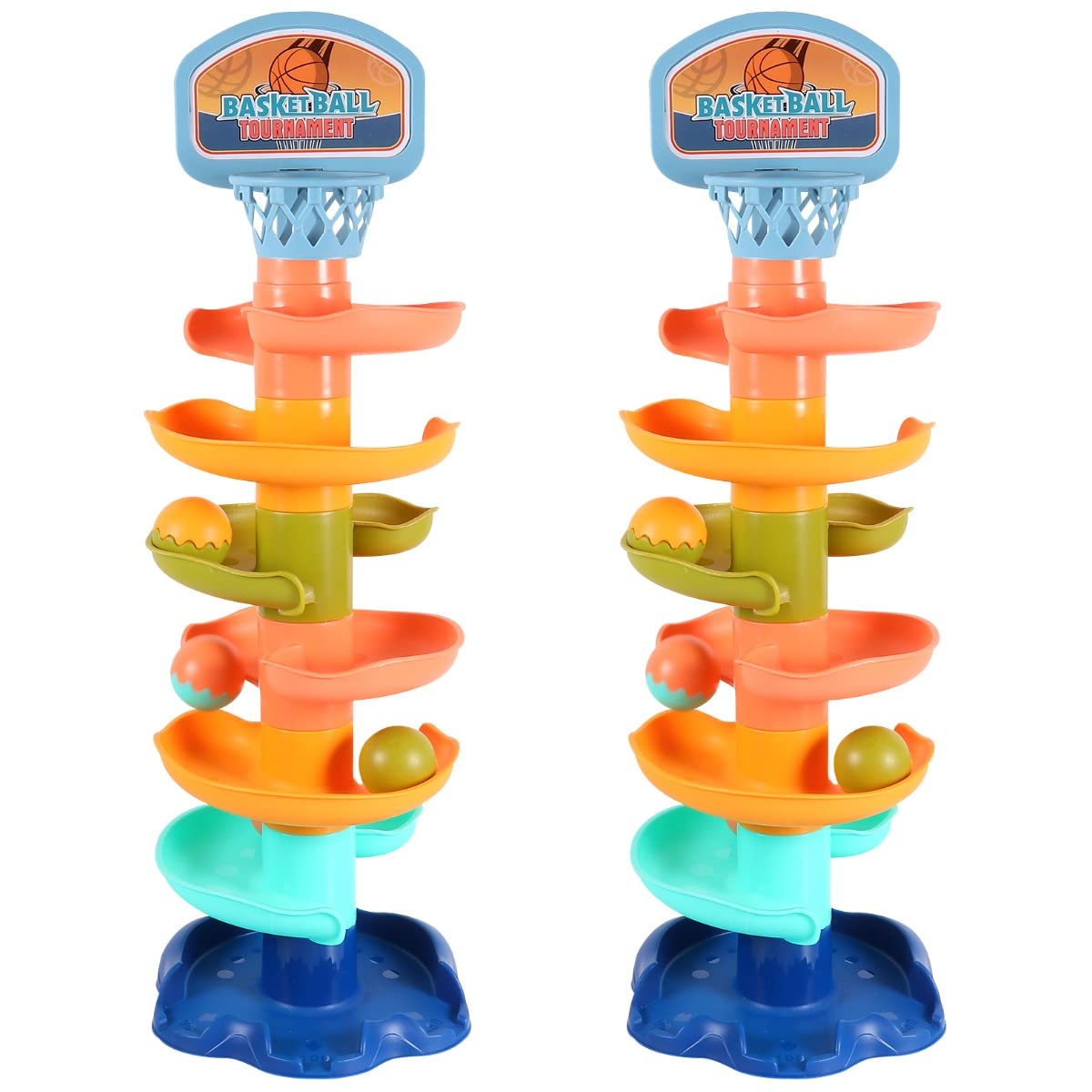 Balacoo 2 Pack Mini Finger Basketball Game Set - Portable Desktop Tabletop Basketball Toy for Kids, Boys & Girls - Fun Indoor Sports Activity for Parties, Classrooms & Office Breaks
