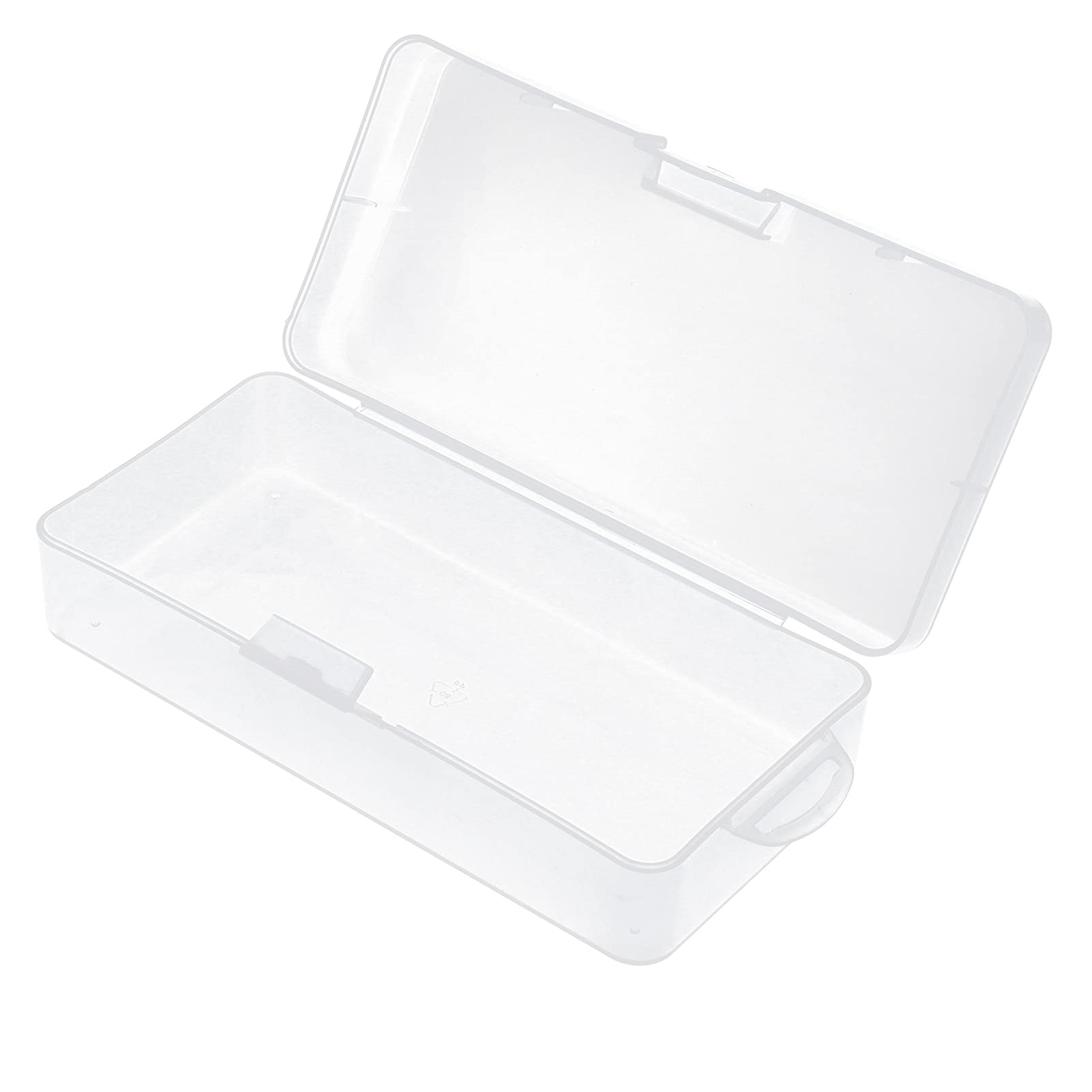 QIRG Plastic Jewelry Storage Box with Lid - 7.2 x 3.5 x 1.8 Inches Rectangular Organizer for Jewelry, Beads, DIY Crafts & Small Accessories - Perfect for Home, Office & Travel Organization