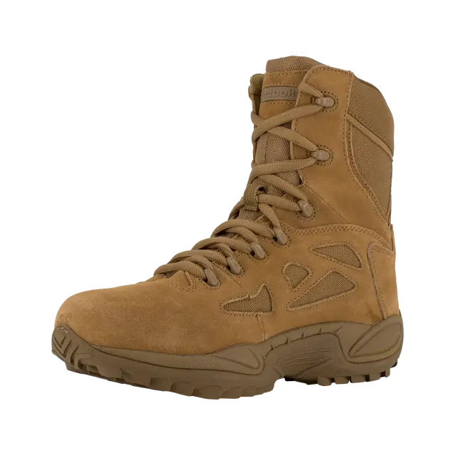 Rapid Response RB Soft Toe Military Boots - Coyote Brown Tactical Footwear for Outdoor Hiking, Work & Combat Training
