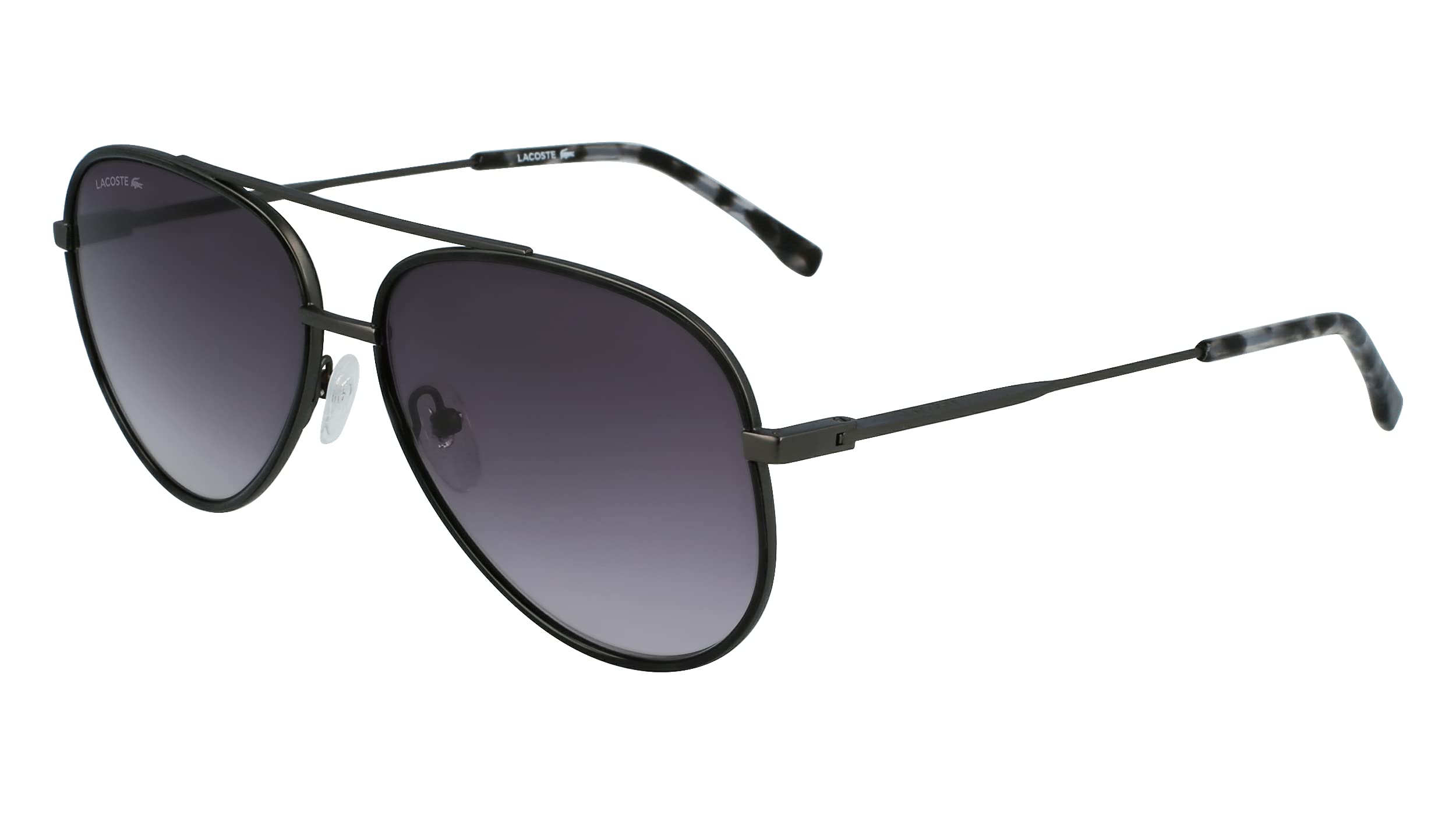 Lacoste L247s Aviator Sunglasses for Men - Polarized UV Protection Pilot Shades - Perfect for Driving, Travel & Outdoor Activities
