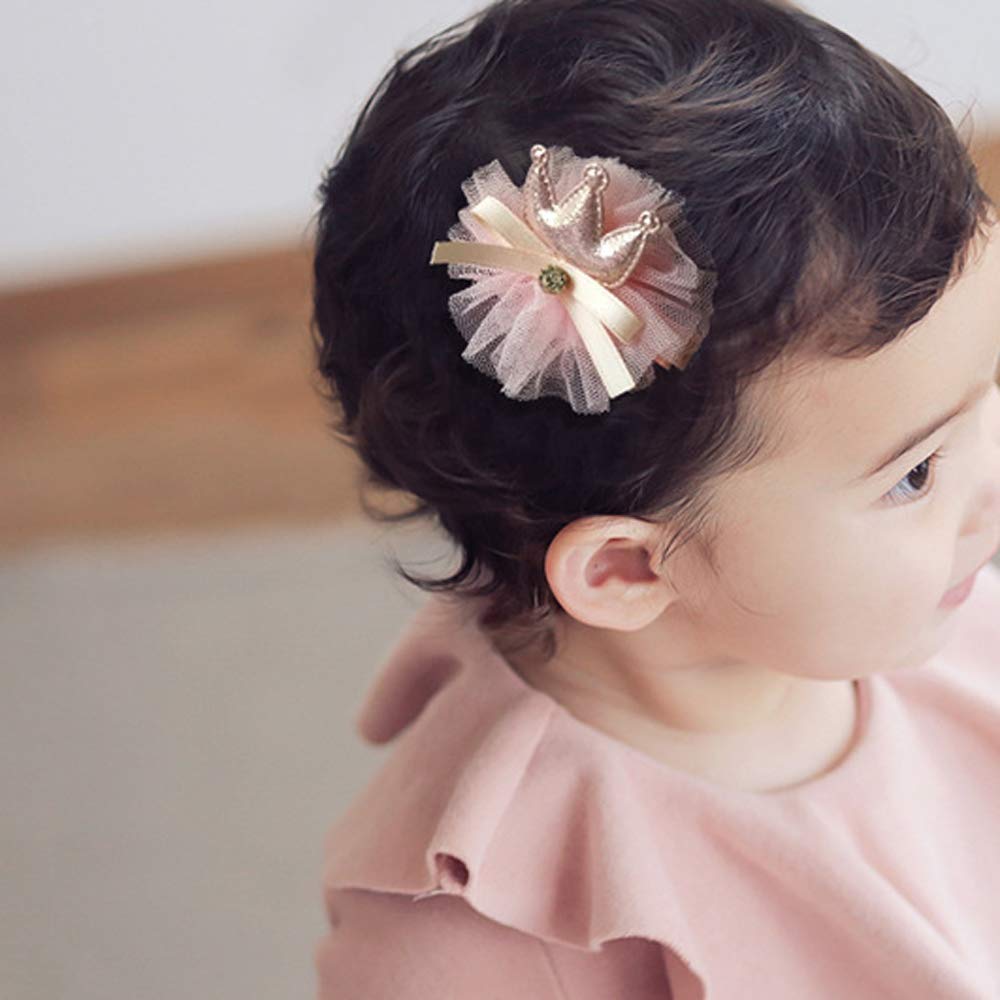 Scettar 36PCS Baby Girl Hair Clips Set - Cute Hair Bows & Elastic Hair Ties for Toddlers & Infants - Perfect for Parties, Photos, and Daily Styling