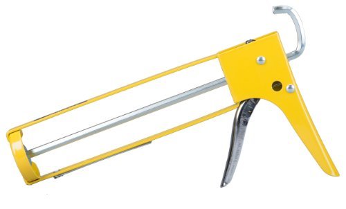 Dripless SH111 10oz/300ml Heavy Duty Skeleton Hex Rod Caulk Gun - Professional Sealant Applicator for Construction, Home Repair & DIY Projects (Pack of 12)