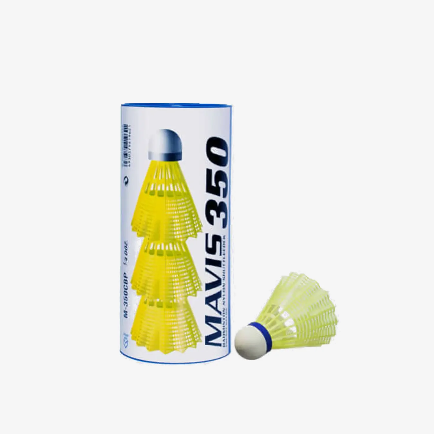 Yonex Mavis 350 Nylon Badminton Shuttlecocks - Medium Speed, Yellow (3 Pack) - Perfect for Training, Recreational Play & Club Matches