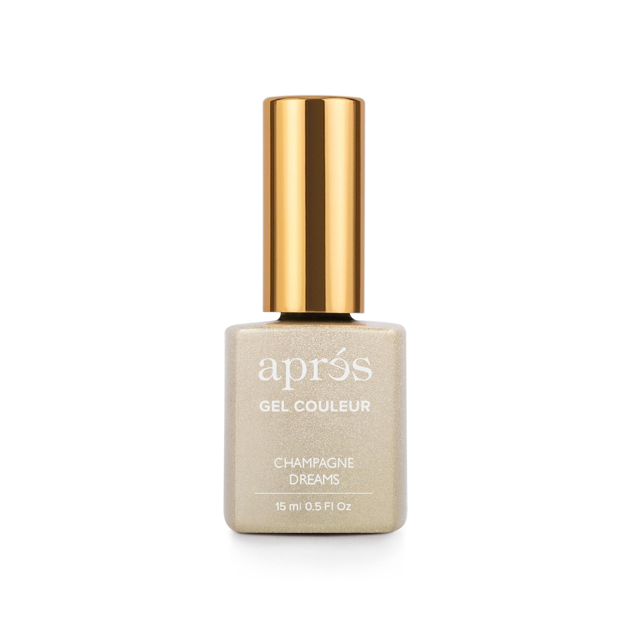 Apres Gel Nail Polish - Champagne Dreams | Long-Lasting Gel Nail Color for Manicures & Pedicures | Perfect for Special Occasions, Weddings & Salon-Quality Nails at Home
