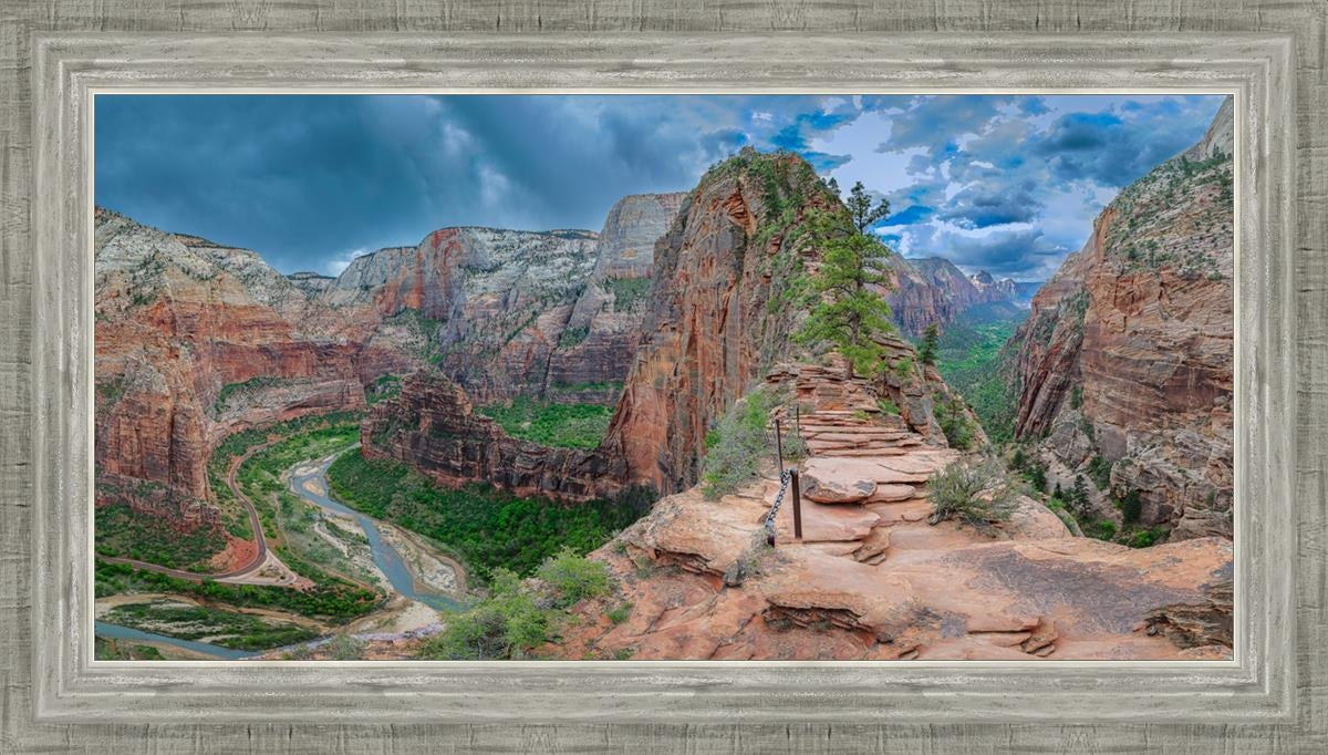 Angel's Landing Panoramic View Hiking Backpack - Lightweight & Durable for Outdoor Adventures, Camping, and Travel
