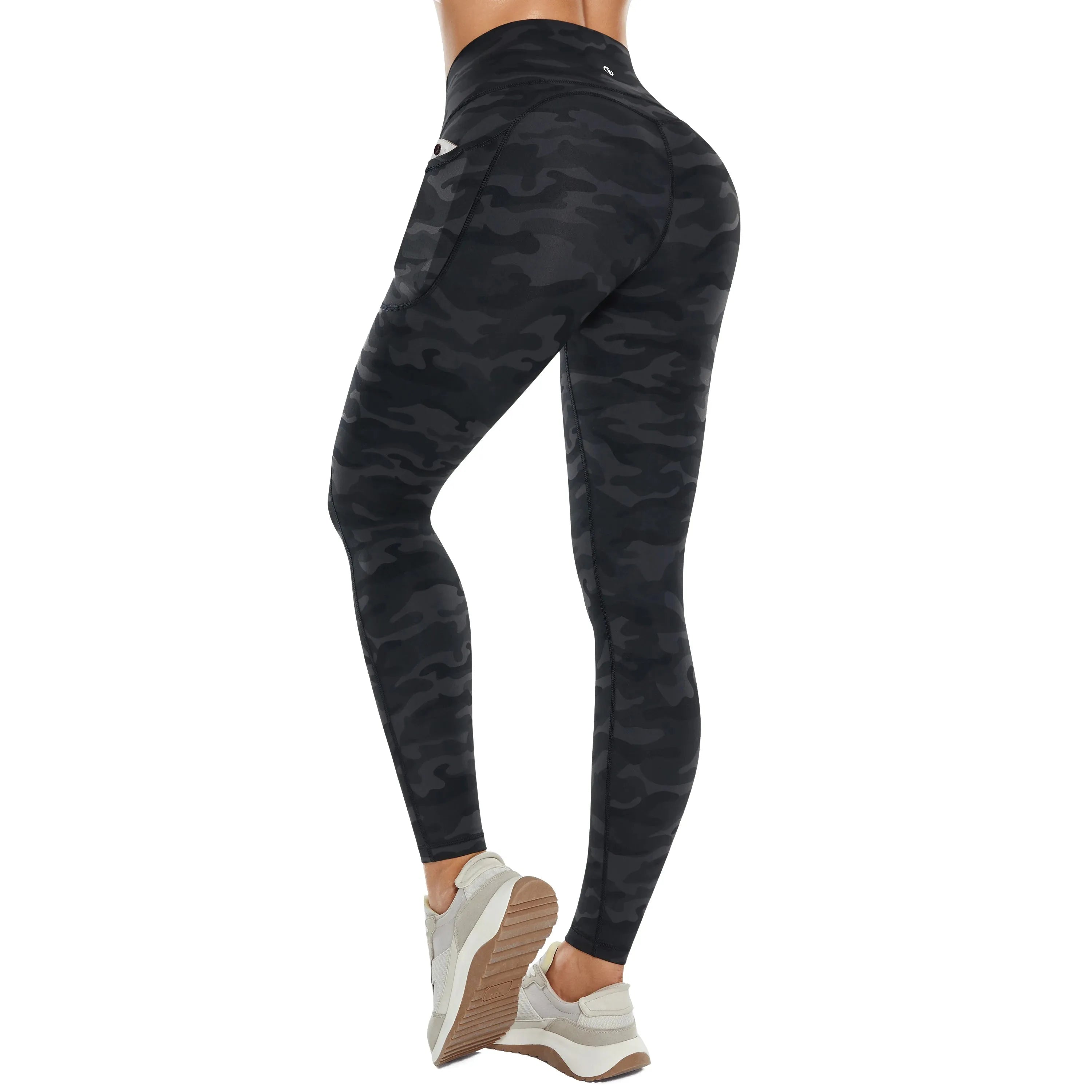 25 Inch High Waisted Naked Feeling Yoga Pants for Women - Elastic Cargo Workout Leggings with Hips Lifting Design | Perfect for Gym, Running & Casual Wear
