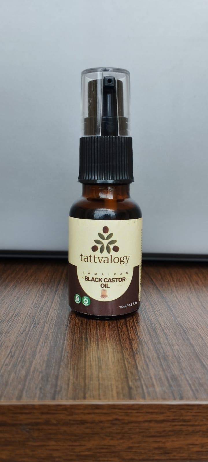 Tattvalogy Pure Black Castor Oil - Cold Pressed Kalonji Oil (Nigella Sativa) | 100% Pure Virgin Grade Hair Growth & Skin Care Treatment | Chemical-Free Natural Remedy in Glass Bottle (15ml) | Perfect for Hair Strengthening, Scalp Nourishment & Moisturizing Dry Skin