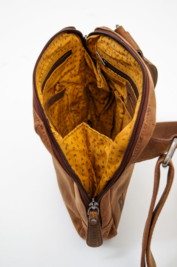 Premium Buffalo Leather Bag by Adrian Klis 2595 - Durable & Stylish Handbag for Women, Perfect for Work, Travel & Everyday Use