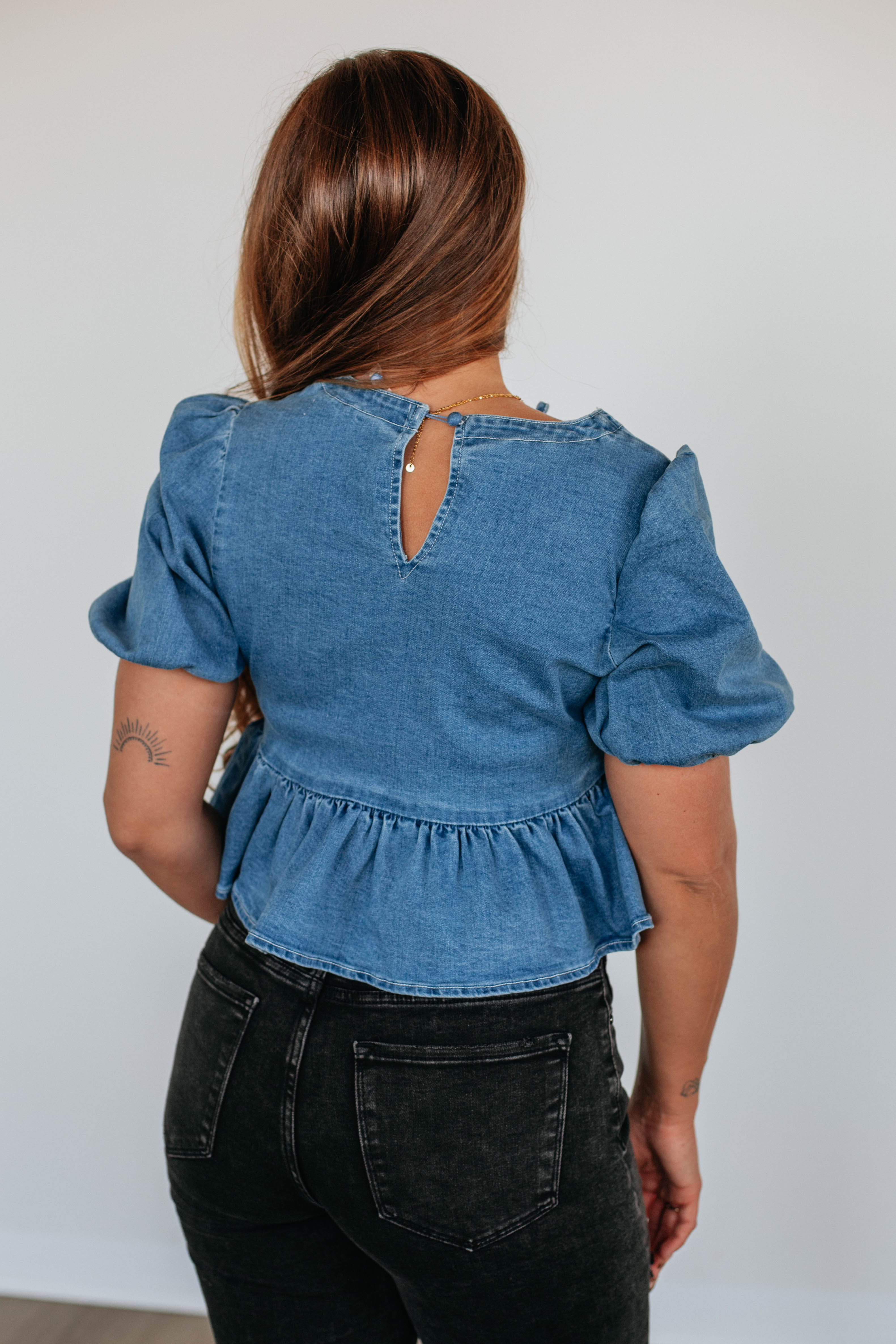 Stylish Women's Denim Top - Trendy Casual Shirt for Everyday Wear | Perfect for Outings, Dates & Layering