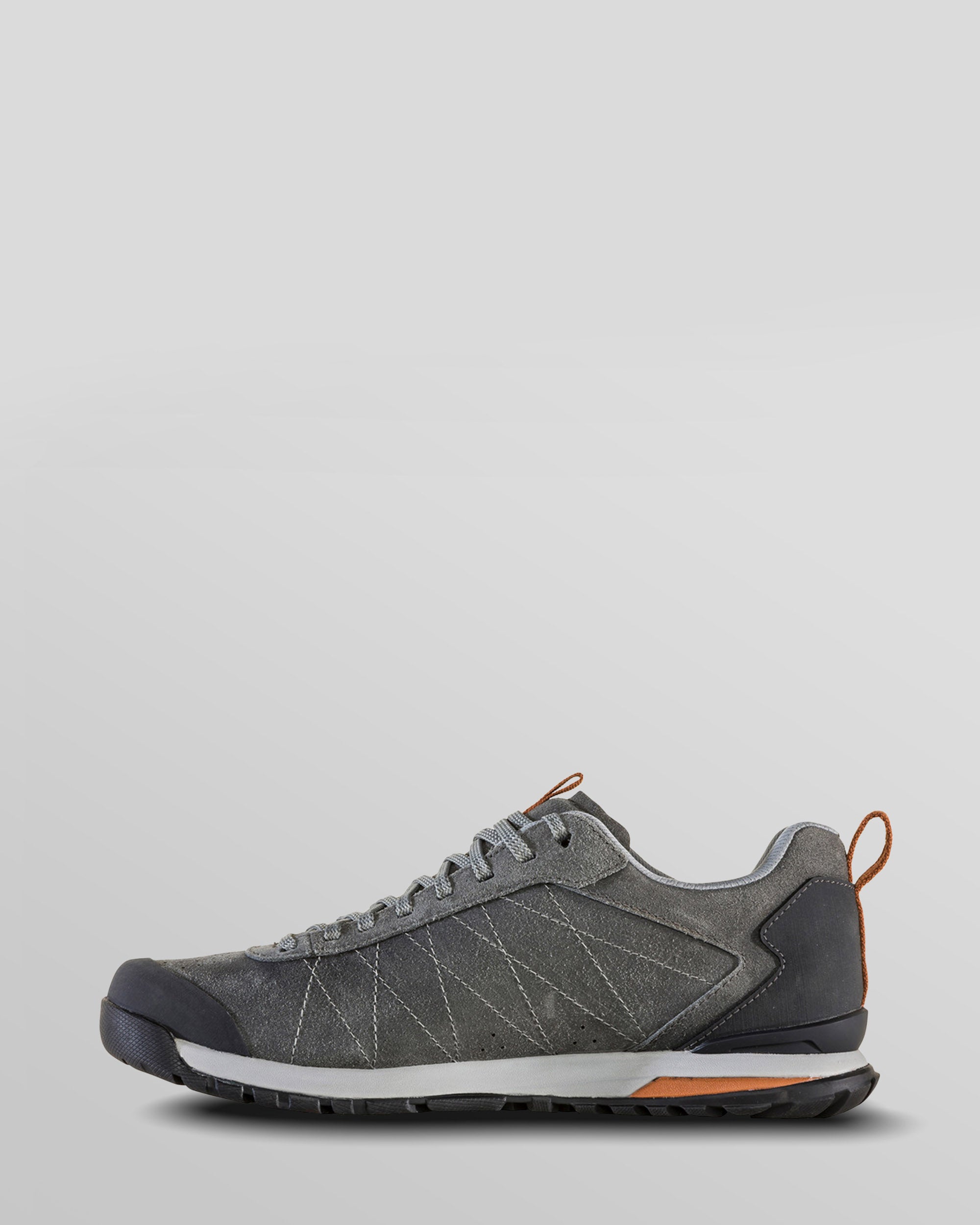 Oboz Bozeman Wide Low Leather Hiking Shoes for Men - Charcoal | Comfortable & Durable for Outdoor Adventures & Daily Wear