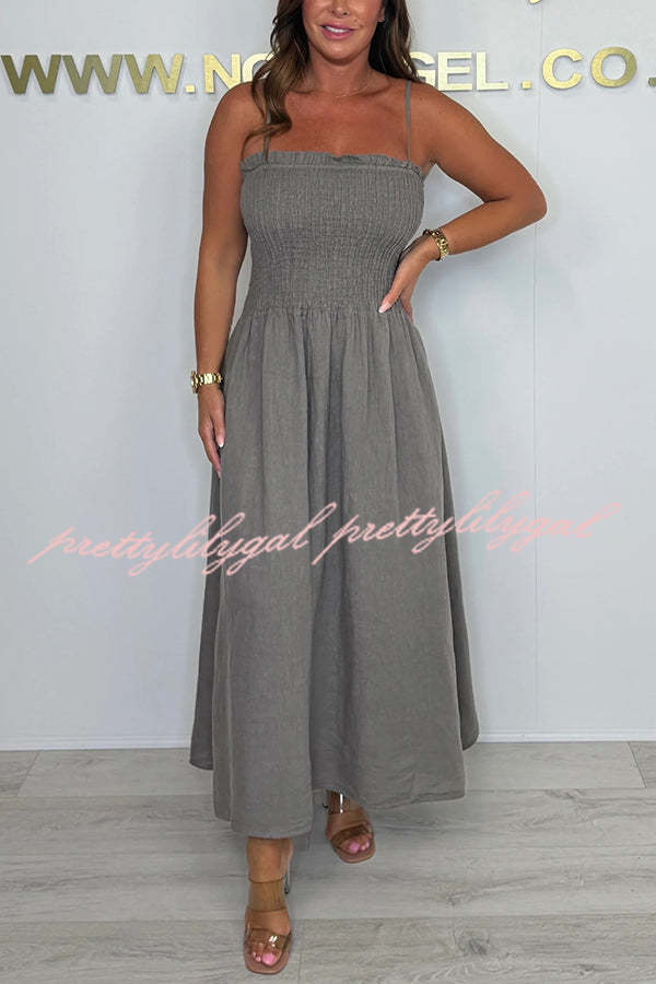 Stylish Solid Color Casual Short Jacket with Suspenders & Pleated Maxi Dress Set for Women | Perfect for Spring Outfits, Date Nights & Office Wear