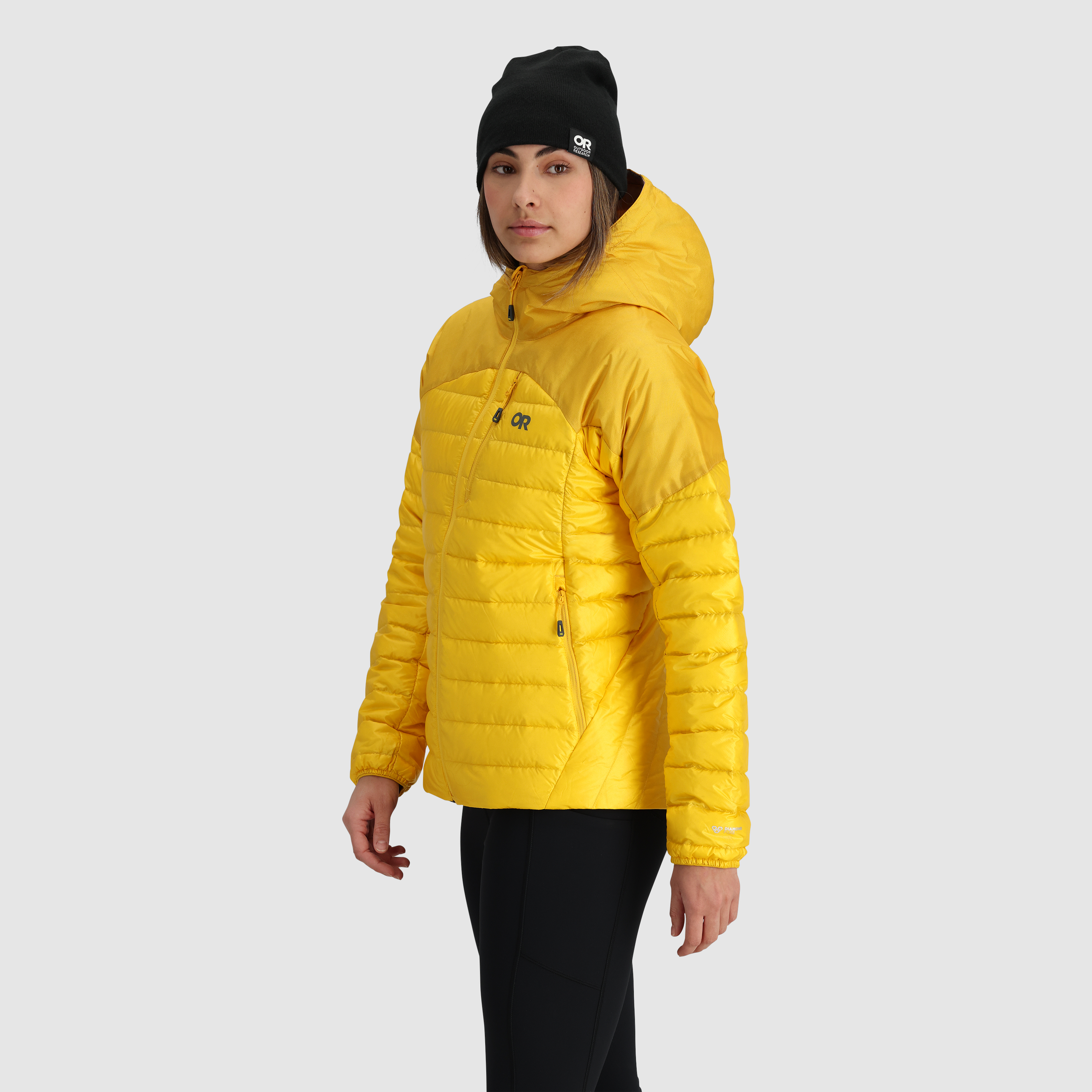 Women's Lightweight Helium Down Hooded Jacket - Warm Winter Coat for Hiking, Camping & Outdoor Activities