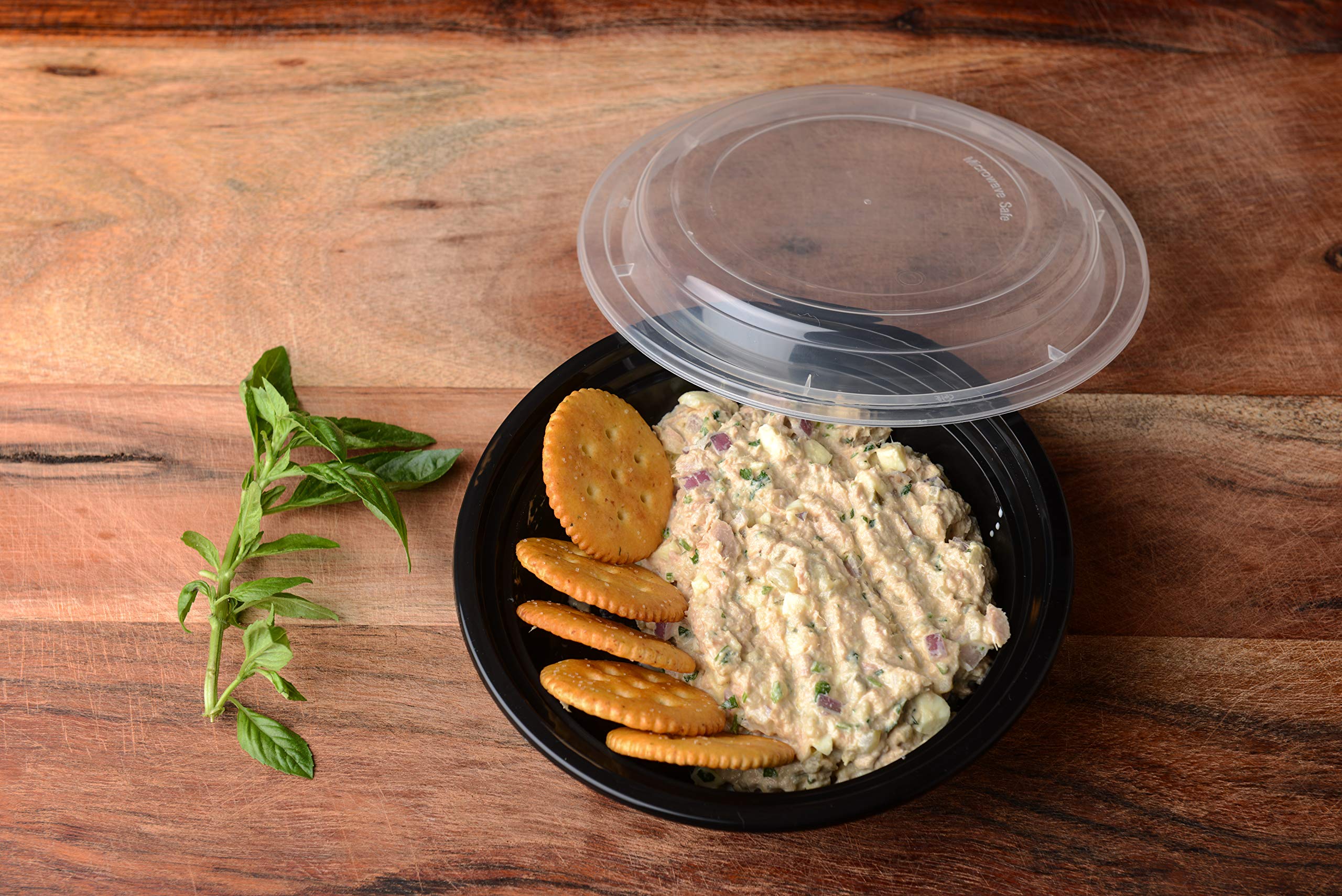 24oz - 450 Count Round BPA-Free Microwave Safe Meal Prep Containers with Lids | Stackable Reusable Food Storage Containers for Freezer, Dishwasher & Microwave | Perfect for Meal Prepping, Leftovers & Restaurant Takeout