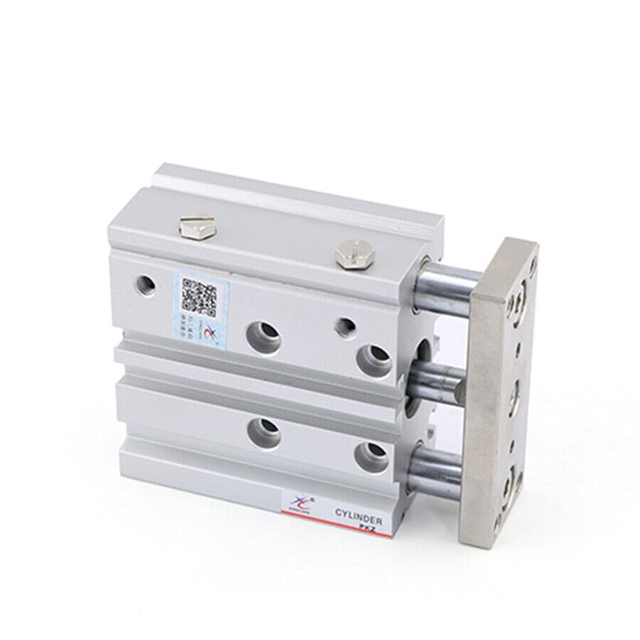 1PC NEW MGPM25-50Z 3-Axis Guide Rod Cylinder with 3 Bars - Ideal for Industrial Automation, CNC Machinery, and Pneumatic Systems