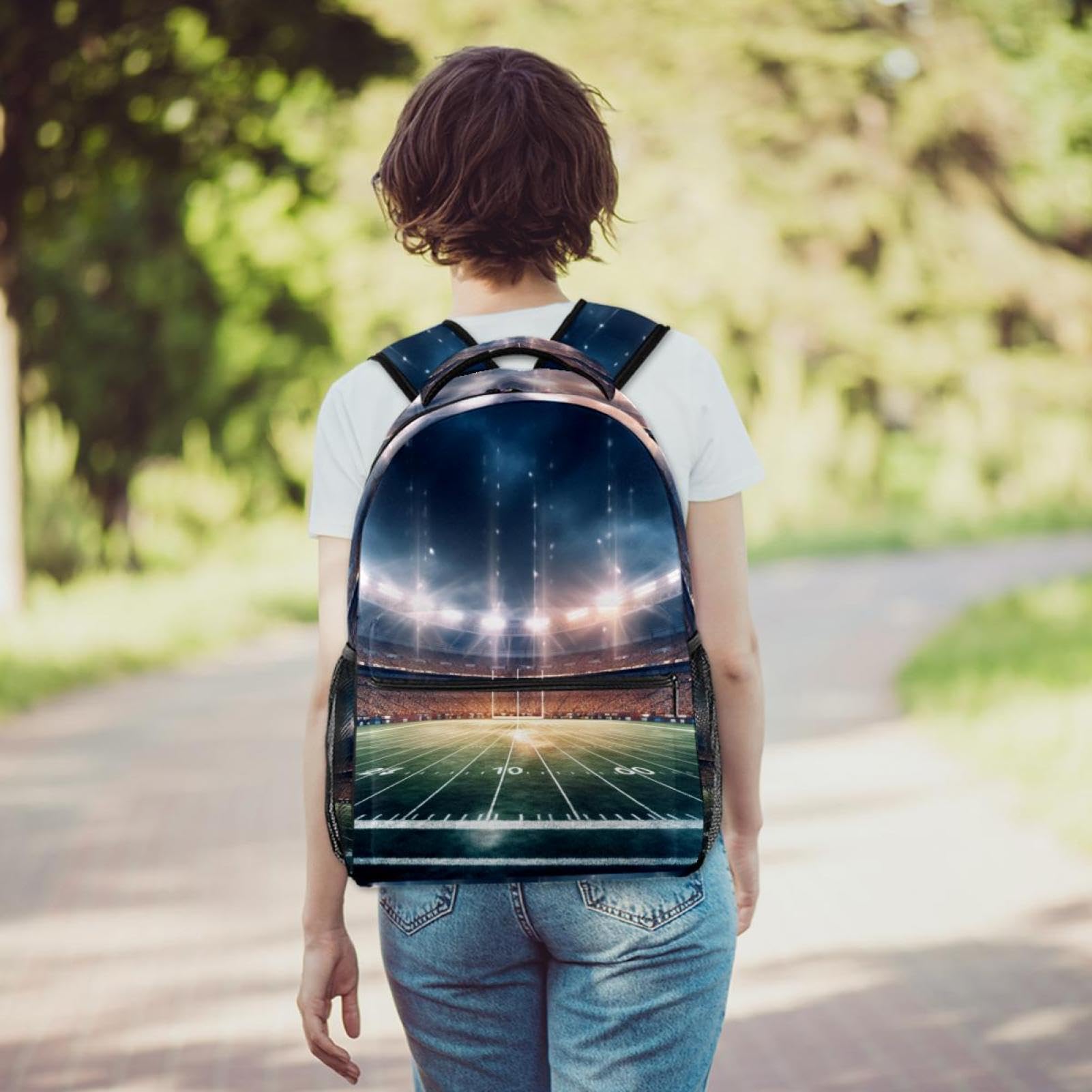 Best Travel & Work Backpack for Men & Women - Durable Laptop Backpack with USB Charging Port - Perfect for Commuting, Hiking, and American Football Games