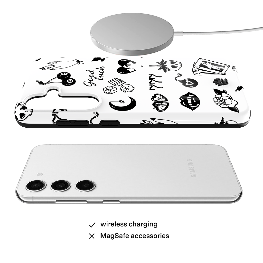 Samsung Phone Case with Good Luck Charm - Stylish & Protective Cover for Daily Use, Travel, and Gifting