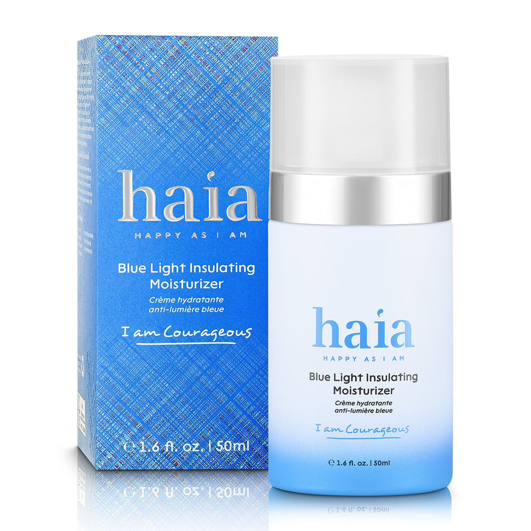 Haia I Am Courageous Blue Light Blocking Moisturizer - Hydrating & Protective Skincare for Screen Time & Digital Eye Strain Relief