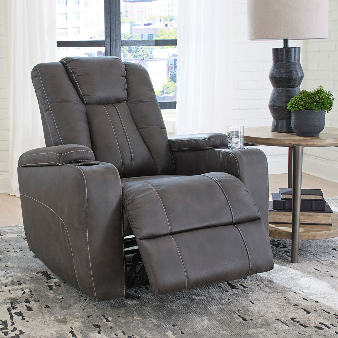 Batavia Manual Glider Recliner Chair - Comfortable Rocking & Reclining Living Room Chair for Nursery, Bedroom & Relaxation