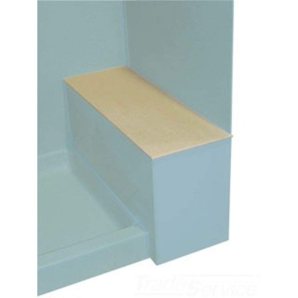Premium Swan SB01248.040 Solid Surface Shower Bench Seat - 12.75