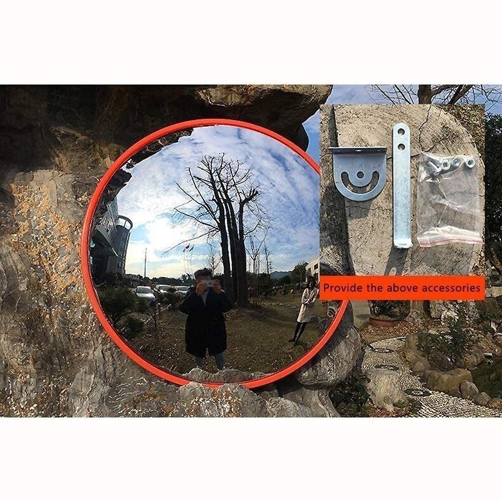 80CM Convex Traffic Mirror - Durable Wide-Angle Outdoor Safety Mirror for Roads, Parking Lots & Driveways | Perfect for Blind Spot Visibility & Traffic Control