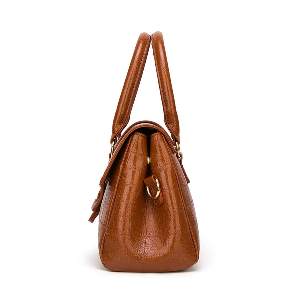 Stylish Women's Designer Satchel Handbag - Top Handle Shoulder Purse with Retro Elegant Tote Design - Perfect for Work, Travel & Everyday Fashion Accessory