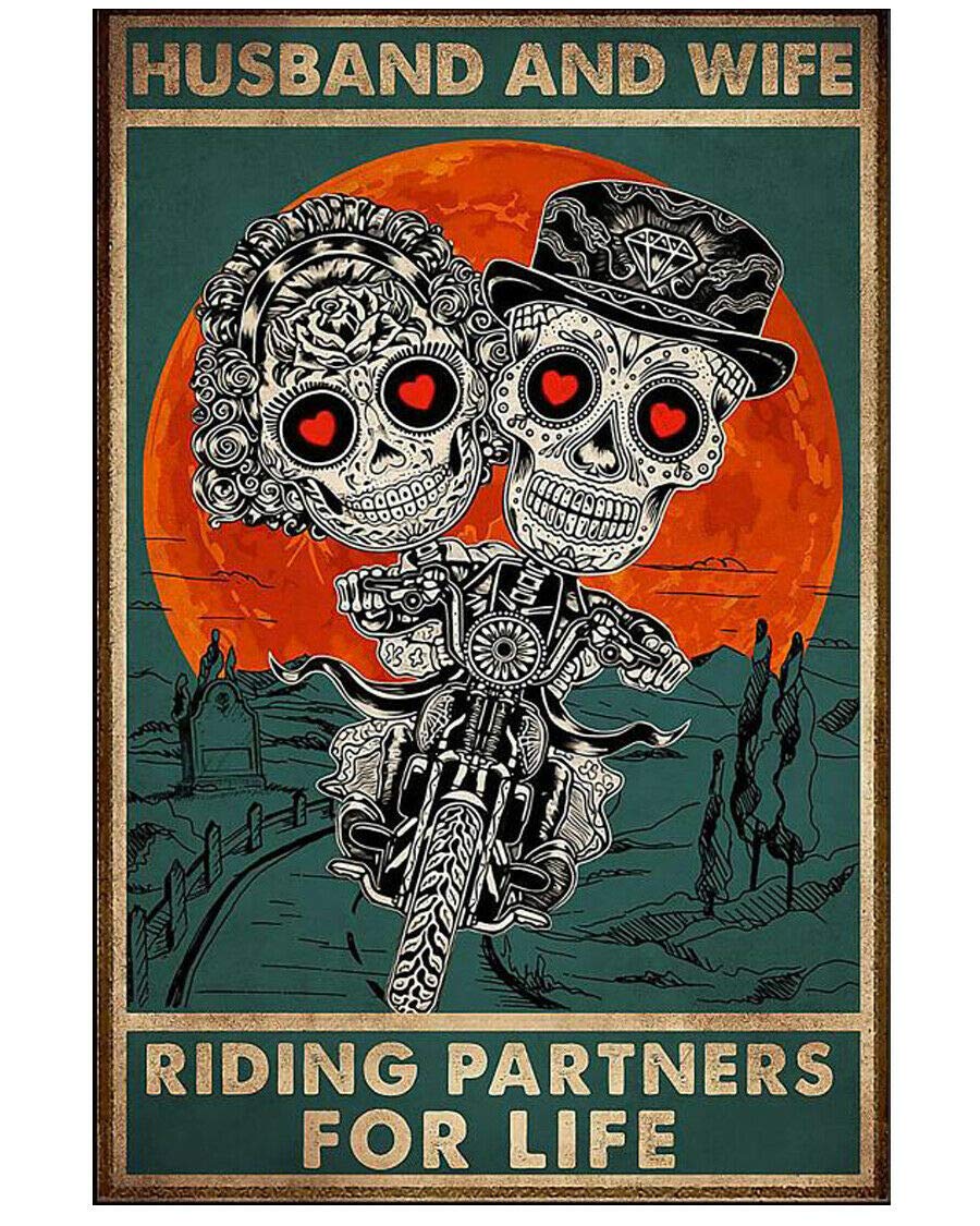 1000 Piece Wooden Jigsaw Puzzle - Couple Riding Partners for Life - Fun & Educational Puzzle Game for Adults & Kids - Perfect Gift for Anniversaries, Date Nights & Family Bonding Time