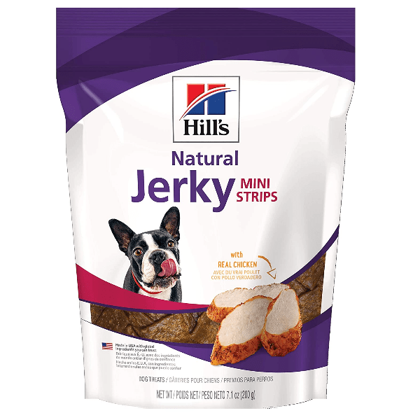 Hill's Science Diet Real Chicken Jerky Mini Strips Dog Treats - Healthy & Natural Training Rewards for Small & Medium Dogs - Perfect for Training, Rewarding & Bonding with Your Pet