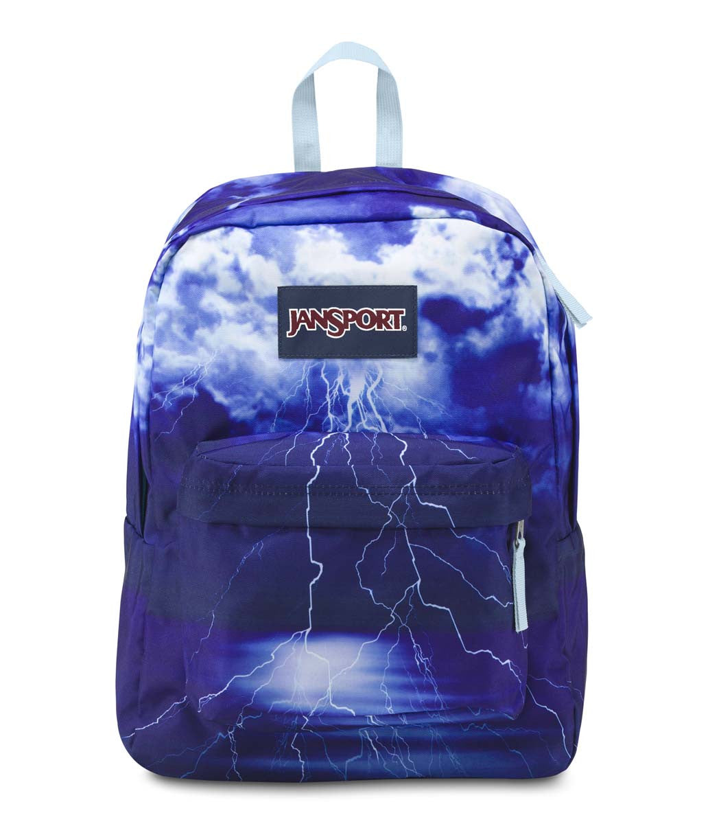 JANSPORT High Stakes Backpack - Multi Lightning Strike Design - Durable School & Travel Backpack for Students & Professionals - Perfect for College, Work & Outdoor Adventures