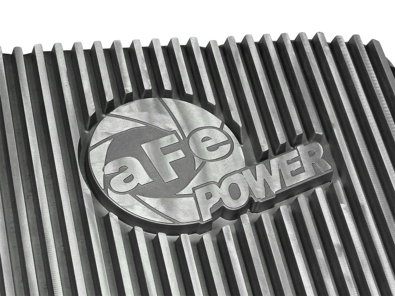 aFe Power 46-70060 Raw Aluminum Transmission Pan for Dodge Diesel Trucks - Heavy-Duty Performance Upgrade for Towing & Off-Road Use