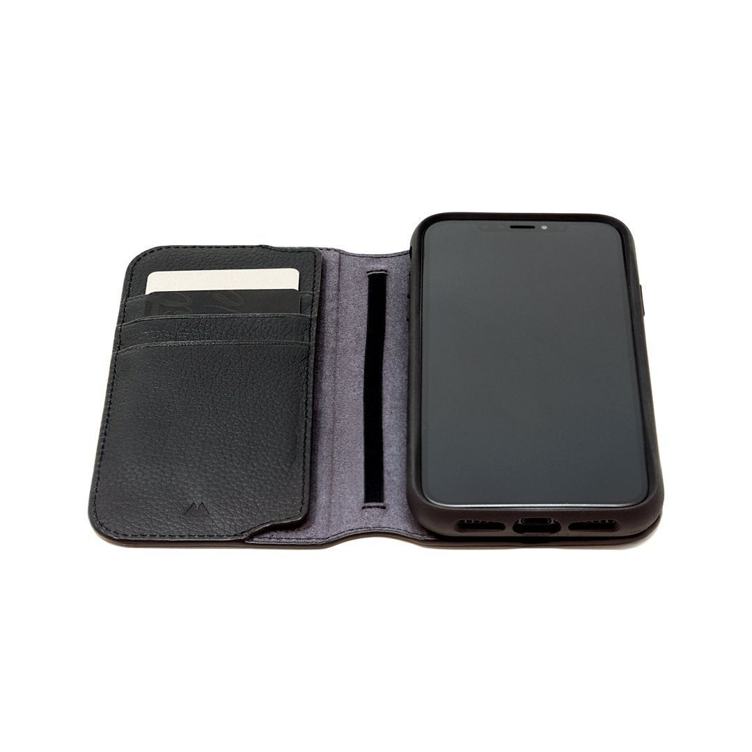 Flip Wallet with Stand - RFID Blocking Slim Minimalist Leather Wallet for Men & Women | Limitless 3.0 | Perfect for Travel, Business & Everyday Use