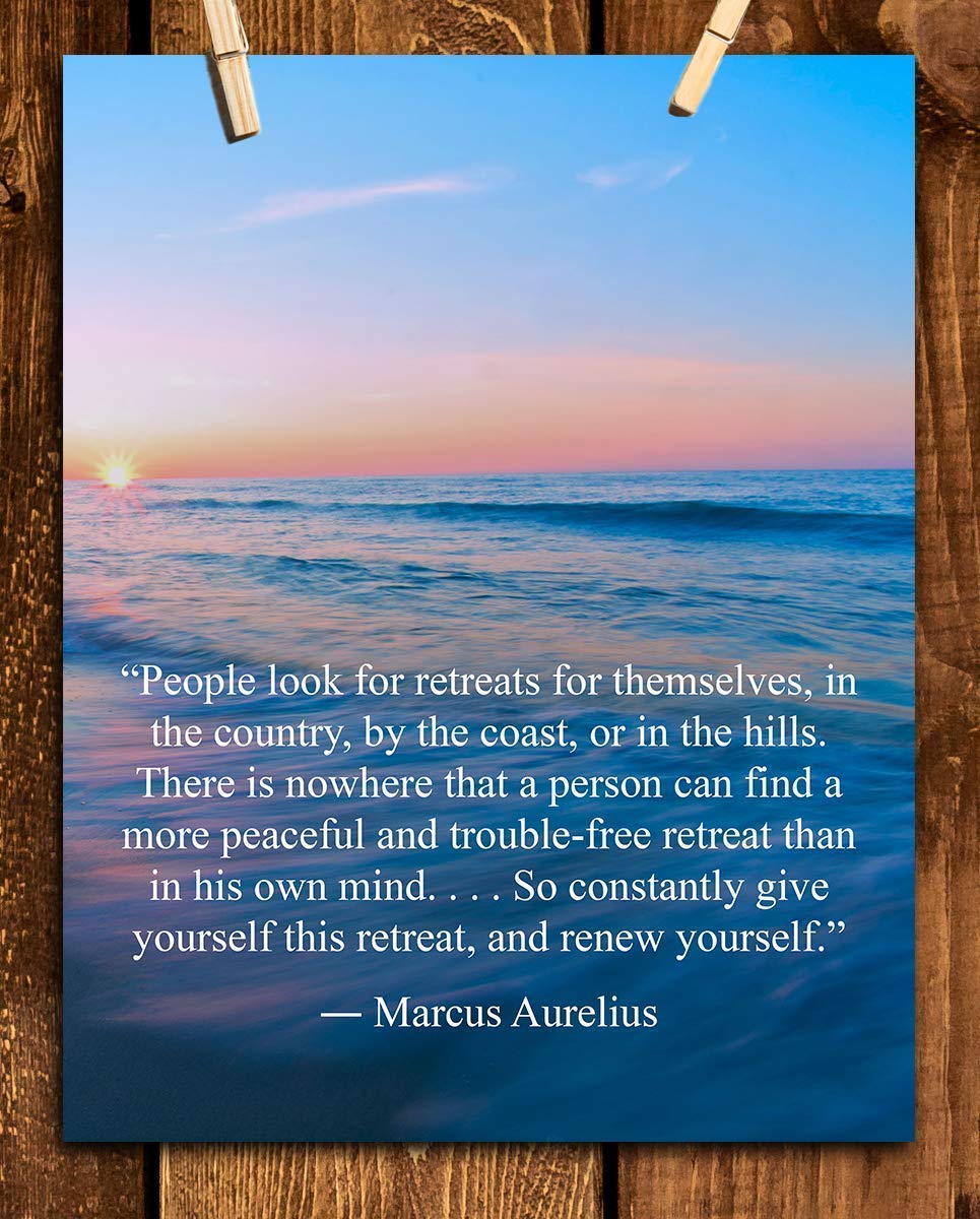 Marcus Aurelius Quote Wall Art Print - 8x10