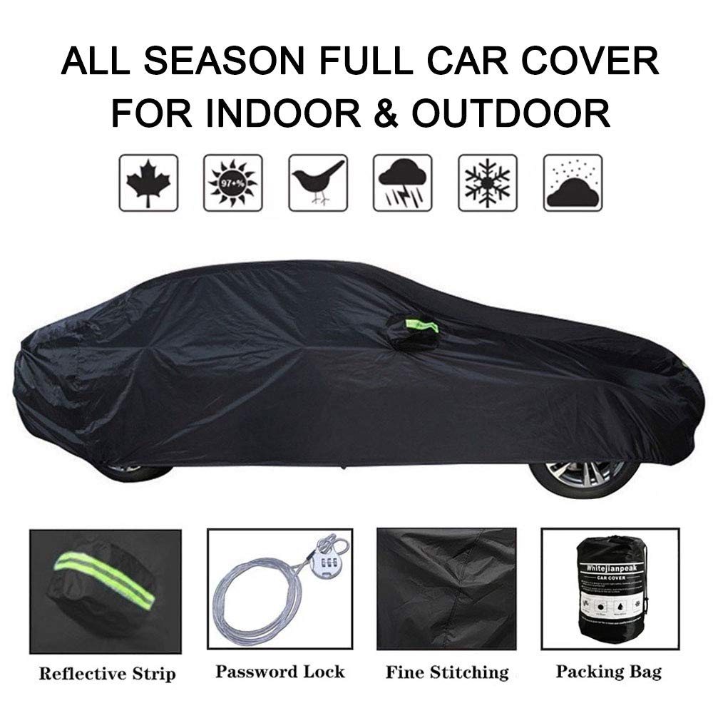 Premium Maserati Ghibli & GT All-Weather Car Cover - Waterproof, Cotton-Lined with Storage Bag | Outdoor & Indoor Protection for Luxury Vehicles