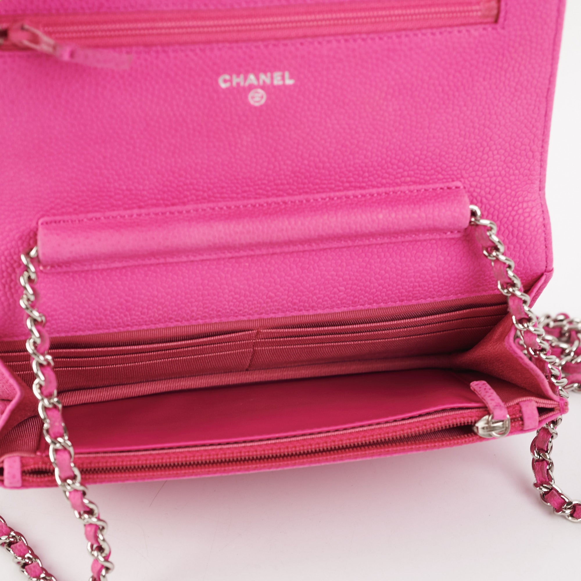 Chanel Pink Quilted Wallet On Chain WOC Bag - Luxury Crossbody Bag for Women, Perfect for Parties & Evening Events