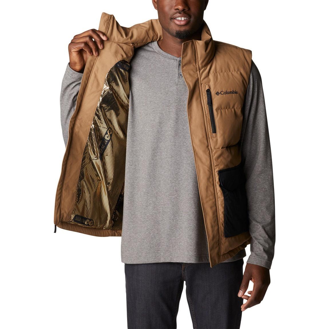 Columbia Marquam Peak Fusion™ Vest for Men - Lightweight Insulated Puffer Vest for Outdoor Hiking, Camping & Winter Activities