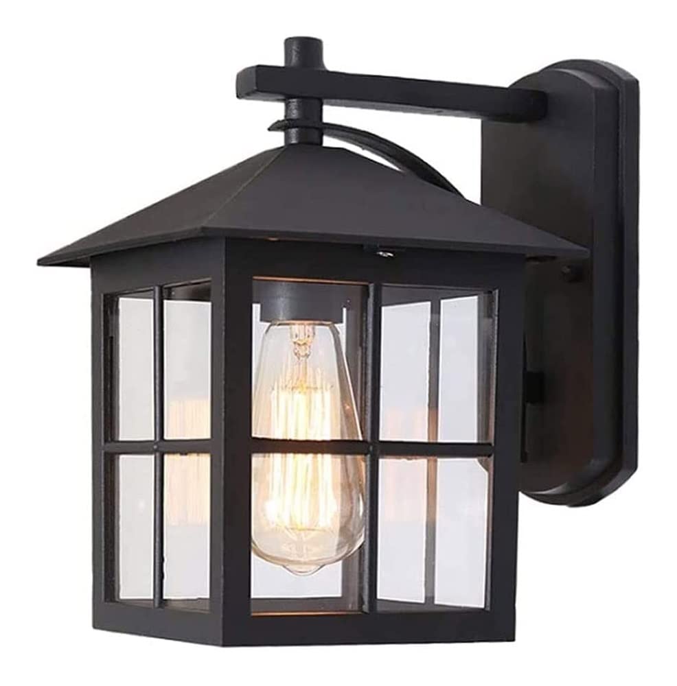 Vintage Industrial LED Wall Light - Waterproof & Rustproof E26/E27 Bulb Base - Retro Outdoor Lighting for Living Room, Staircase, Corridor, Coffee Shop & Bar Decor - American Style Iron Lamp for Home & Commercial Use