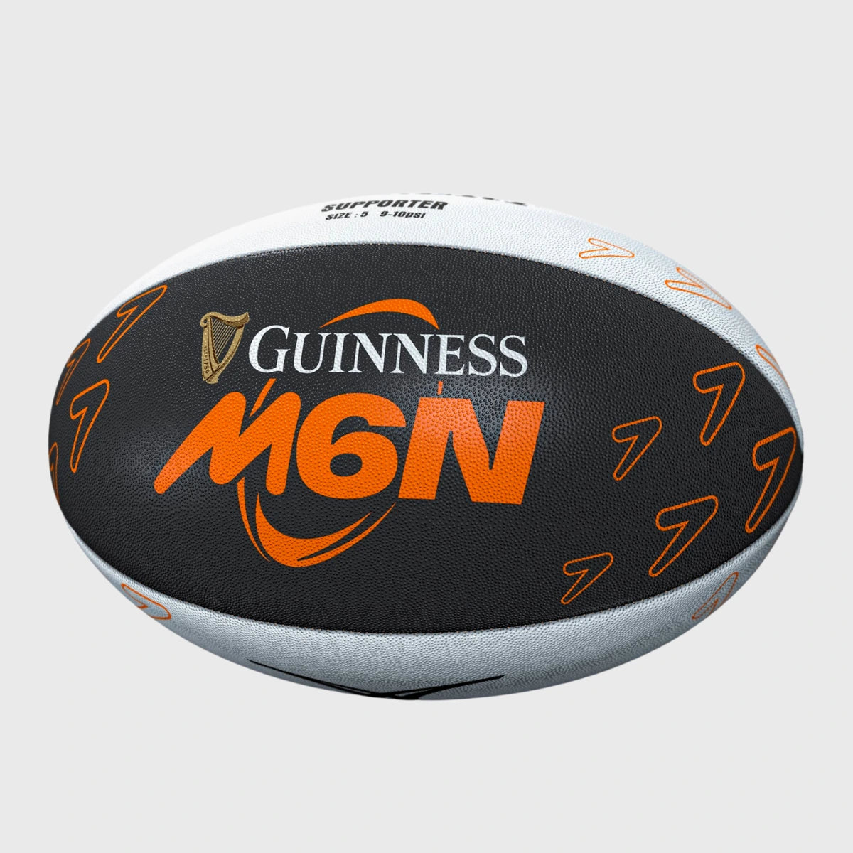 Gilbert Official Six Nations Rugby Ball for Men - Match & Training Ball for Rugby Fans - Perfect for Games, Practice, and Fan Gifts