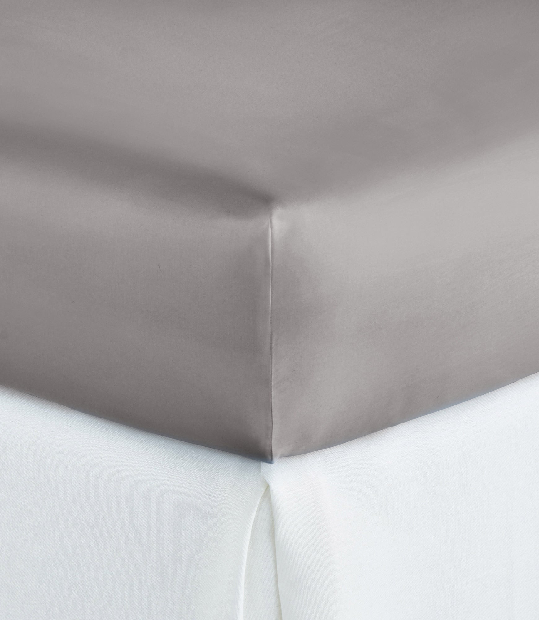 Luxury Soprano Sateen Fitted Sheet - Queen Size, 100% Cotton, Deep Pocket (16