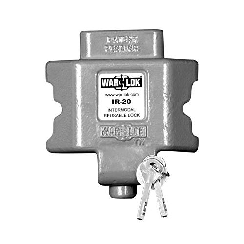 IR-20 Heavy Duty Intermodal Barrier Container Lock - Secure Shipping Container Lock for Equipment Protection | Ideal for Cargo Transport, Logistics & Warehouse Security