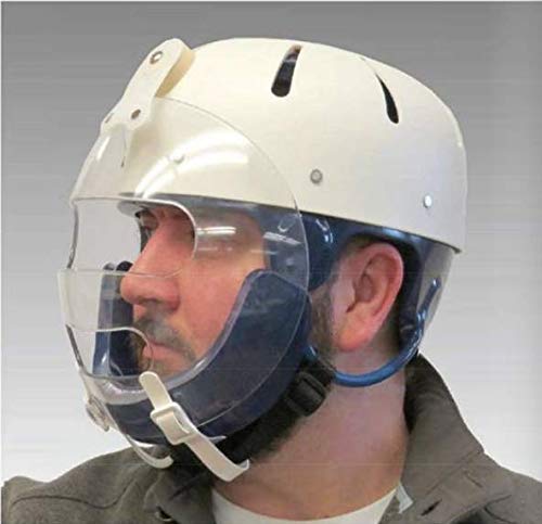 Danmar Hard Shell Motorcycle Helmet with Face Guard - Large Size, Black - Durable Protection for Riding, Racing & Outdoor Sports
