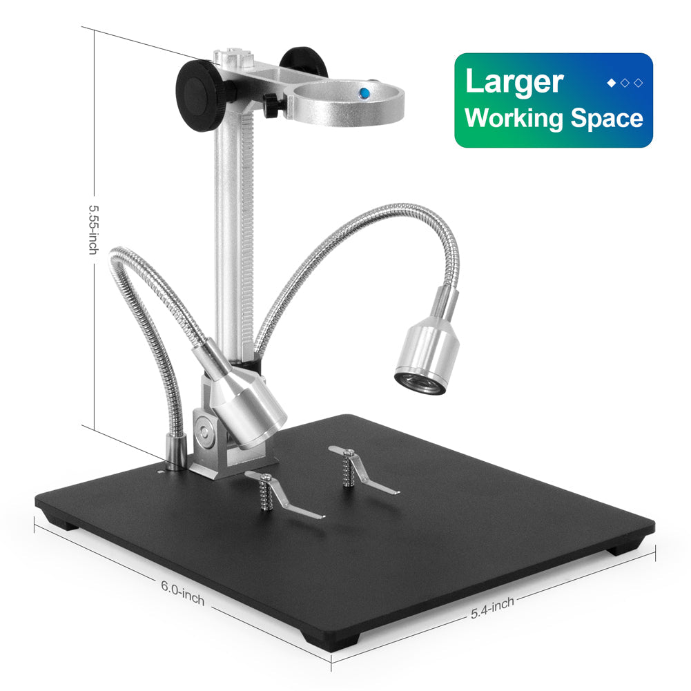 Andonstar AD208 8.5 Inch Digital Microscope with 1080P HD Display - PCB Repair, Soldering, Coin Inspection & Hobbyist Use for Electronics, Jewelry, Collectibles