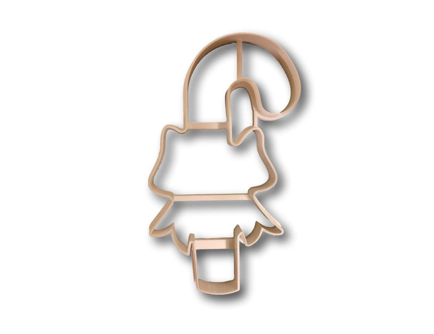 Festive Christmas Candy Cane Cookie Cutter with Red Bow - 3 Inch Stainless Steel Baking Tool for Holiday Sugar Cookies, Gingerbread & DIY Desserts