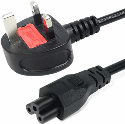 3 Pin Irish Mains Power Lead for Laptops & PCs - Durable Power Cable for Home & Office Use