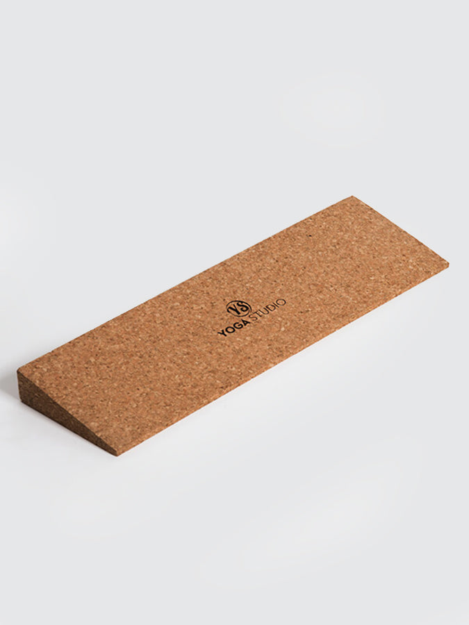 Premium Cork Yoga Wedge for Yoga Studio - Non-Slip Yoga Prop for Alignment & Support - Ideal for Home, Studio & Travel Use