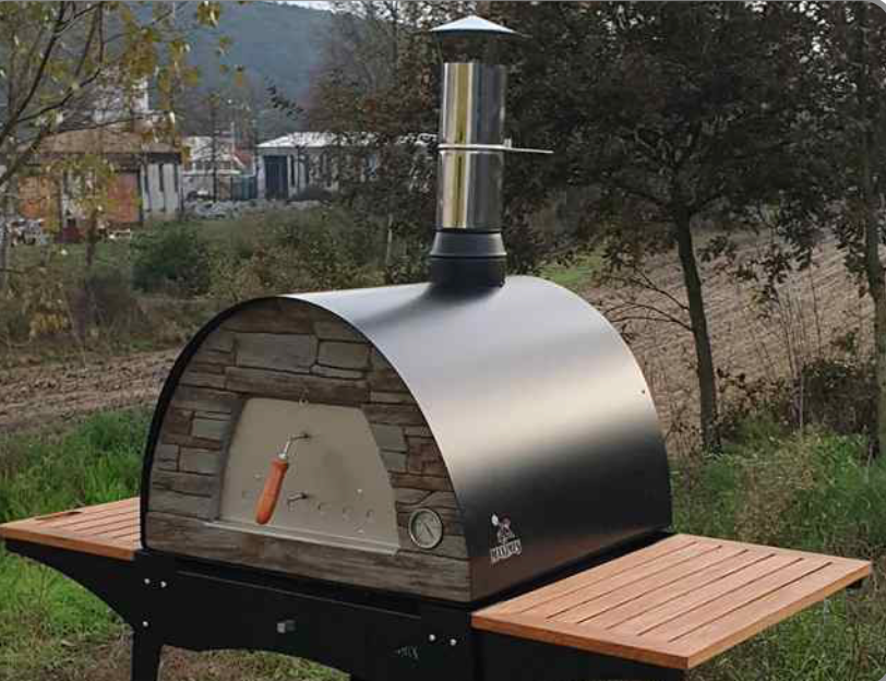 Maximus Arena Mobile Pizza Oven Stand - Portable Outdoor Pizza Oven Cart with Wheels for Backyard, Camping & Tailgating Parties