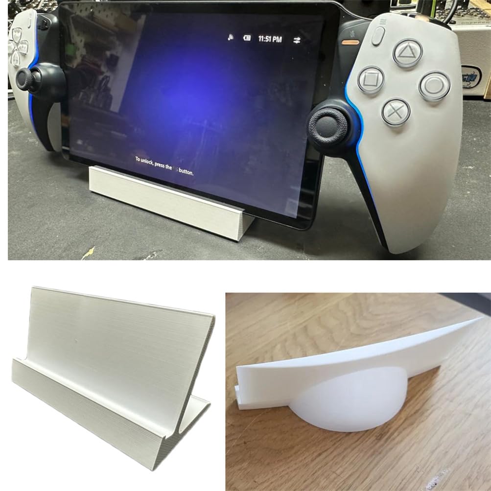 PS5 Portal Stand Base - Horizontal Multi-Function Console Stand for Playstation Portal Remote Player & Tablet | Square Style Accessory | Perfect for Gaming Setup & Home Entertainment