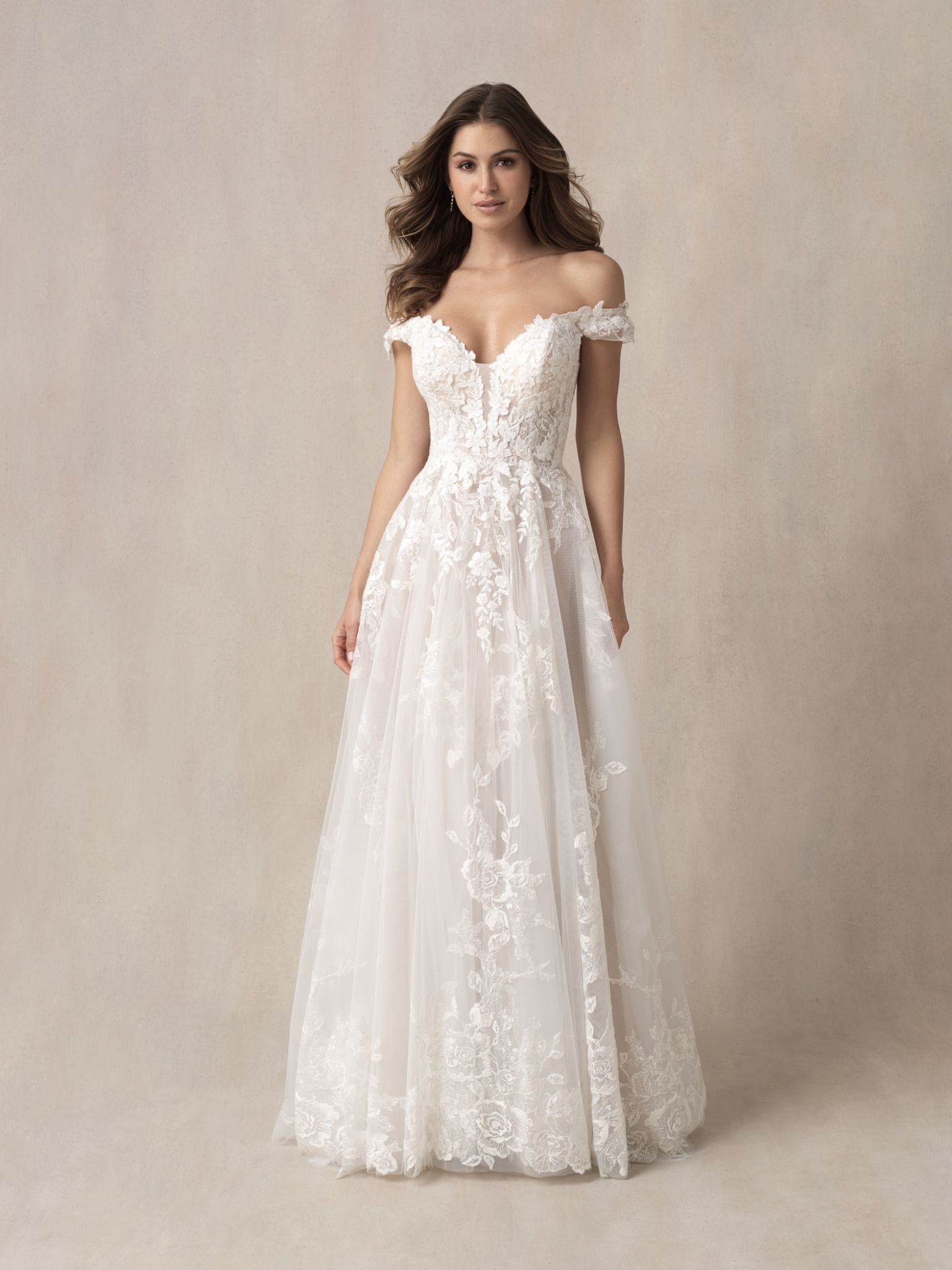 Allure 9861 Women's Plus Size 14 Evening Gown - Elegant Formal Dress for Prom, Wedding & Special Occasions