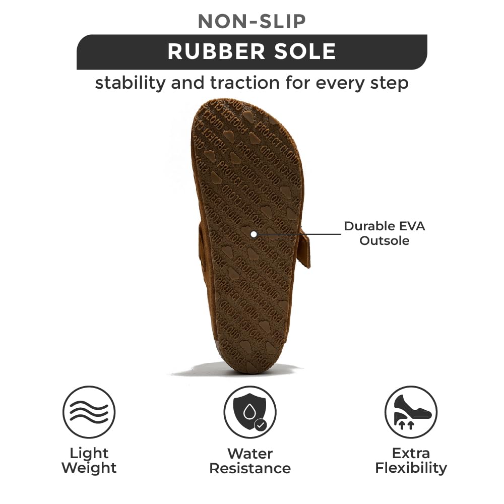 Project Cloud Clogs for Women - Comfortable Memory Foam Mules & Slip-On Clogs with Wedge Heel - Casual Boston & Platform Clogs for Everyday Wear - Women's House Shoes & Outdoor Footwear 2025 (Rhona) - Perfect for Home, Office, and Light Walking