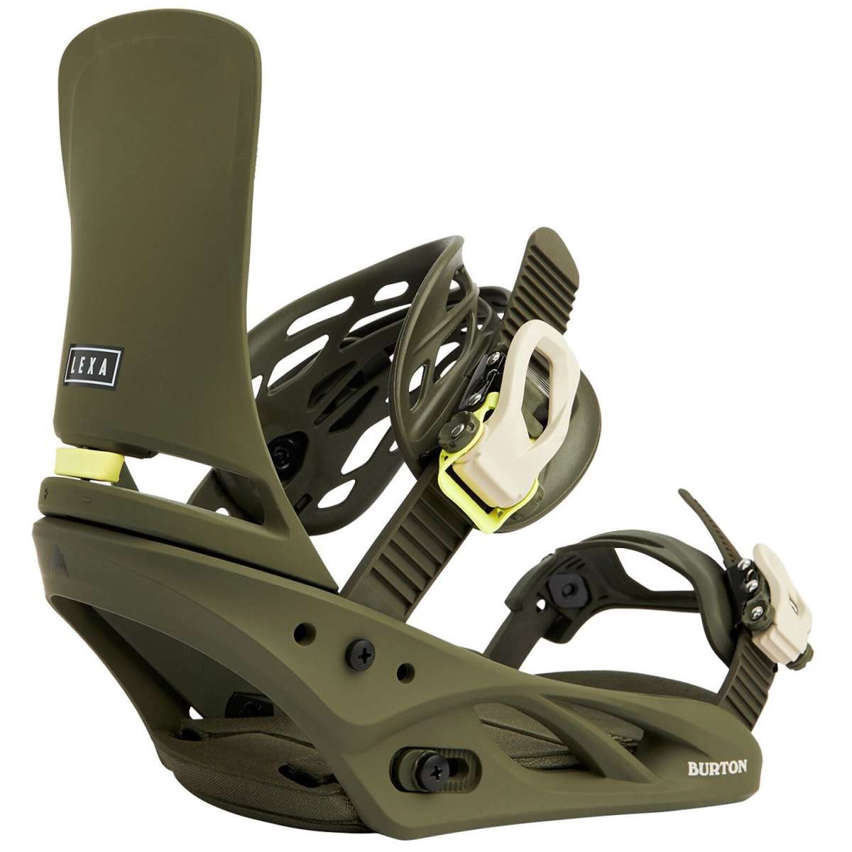 Burton Women's Lexa Snowboard Bindings 2022 - Lightweight & Responsive Snowboard Bindings for All-Mountain Riding | Perfect for Freestyle & Powder Snowboarding