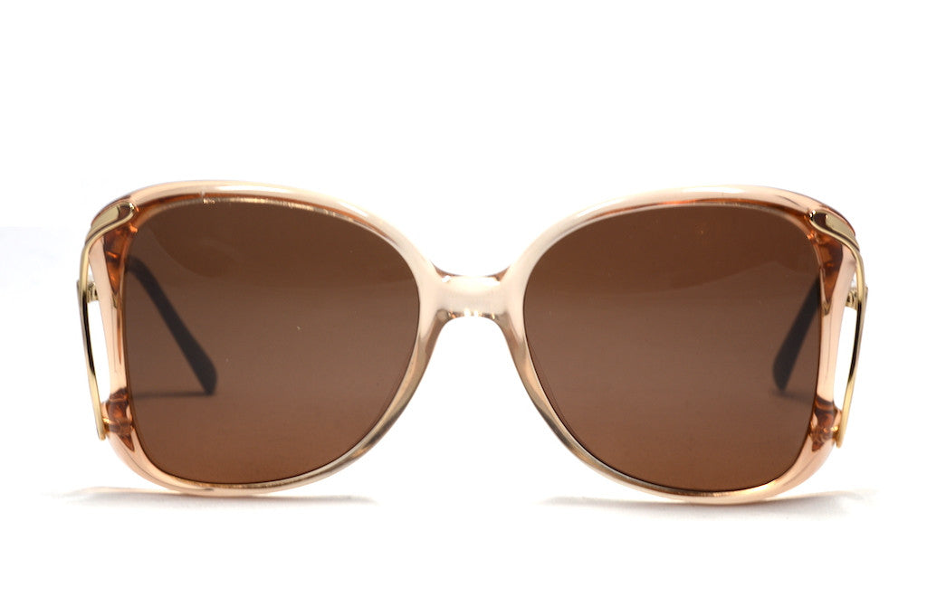 Vintage 1980s Oversized Luxottica 4507 Sunglasses - Retro Fashion Shades for Women & Men - Perfect for Beach, Driving, and Outdoor Activities