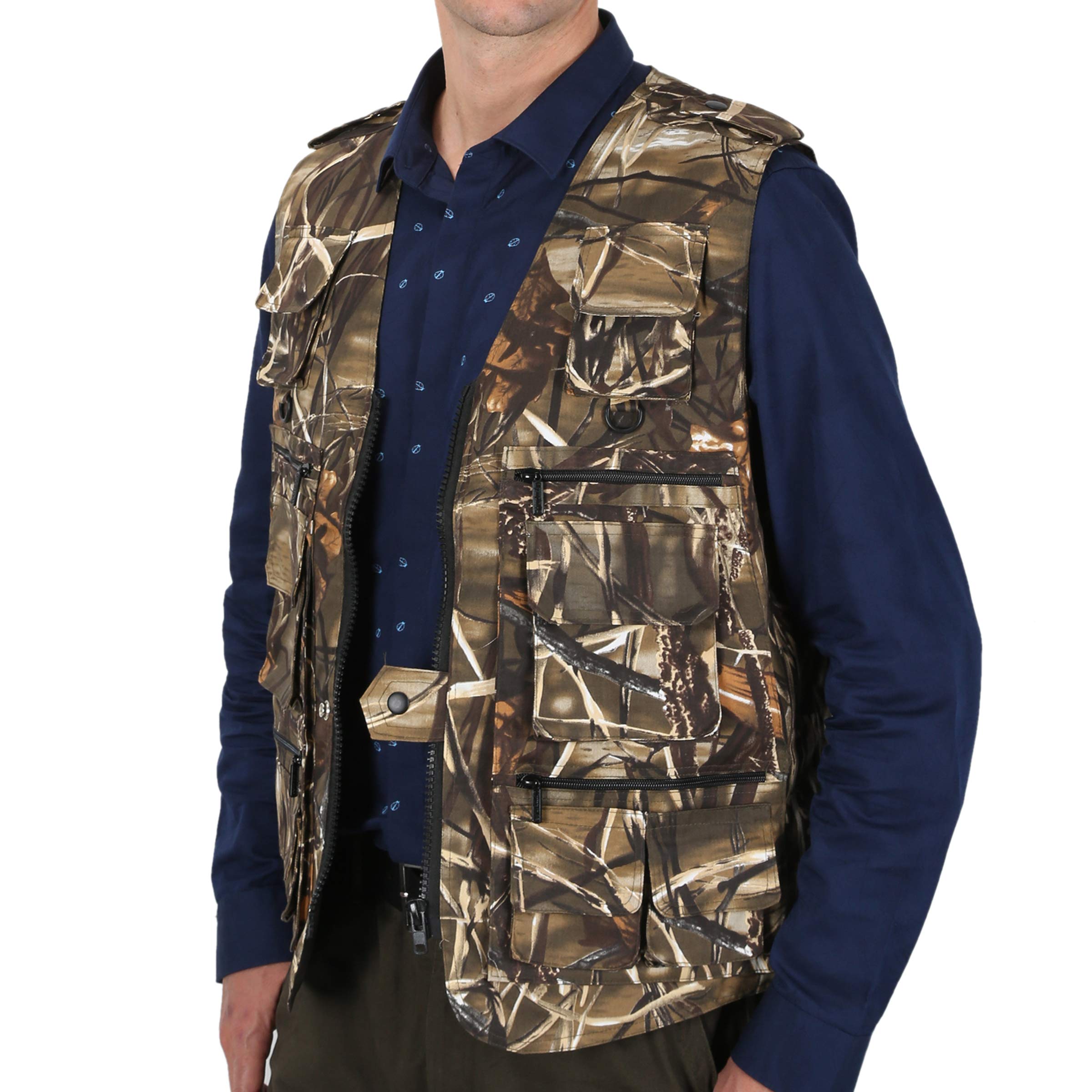 Men's Multi-Pocket Outdoor Vest for Travel, Hunting, Photography & Fishing - Lightweight Tactical Gear for Adventure Enthusiasts (Perfect for Hiking, Camping & Wildlife Exploration)